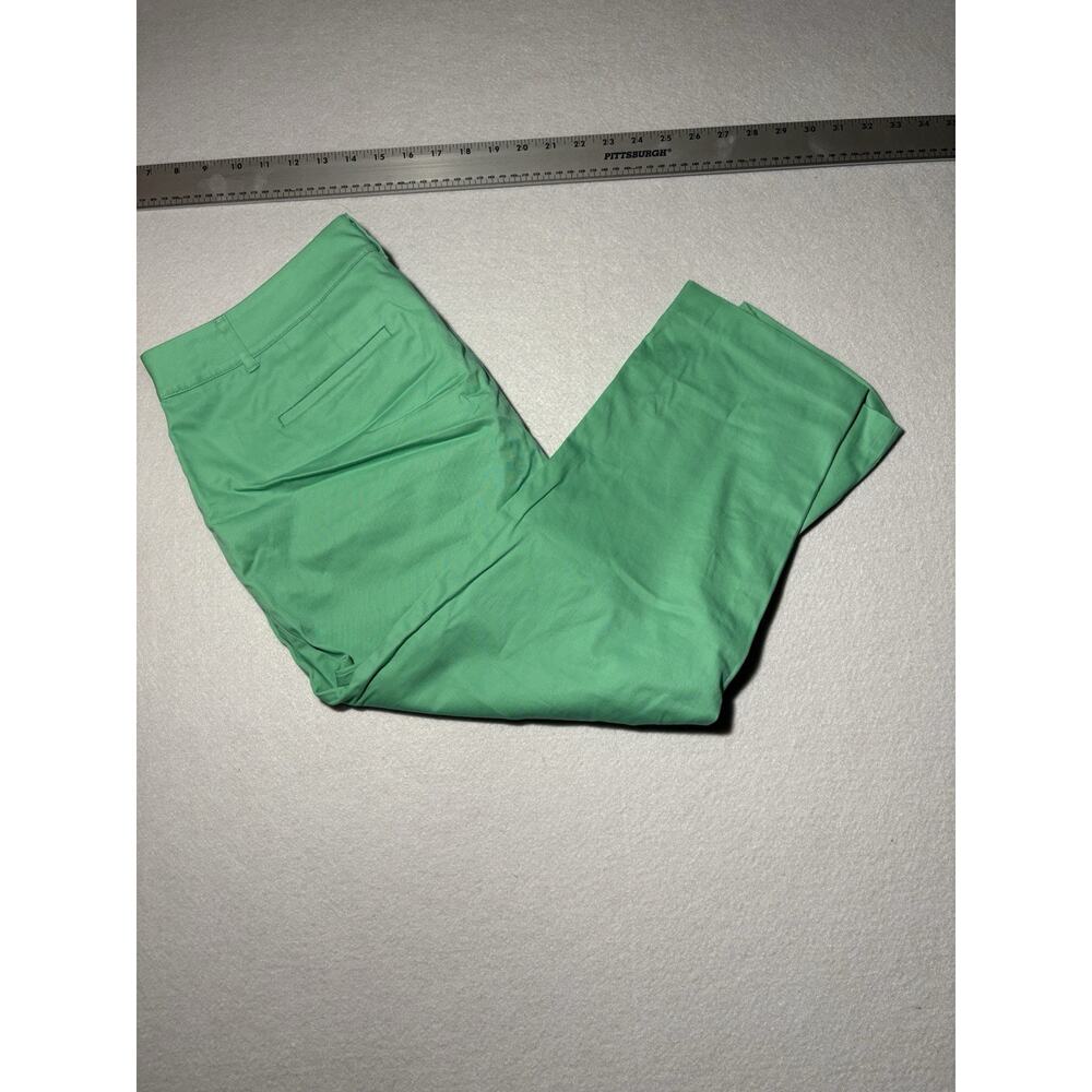 Talbots Perfect Crop Pants Green Women’s Size 12P